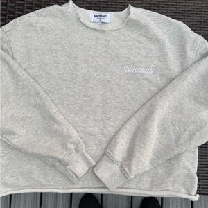 Men's Gray Crew Neck Shirt